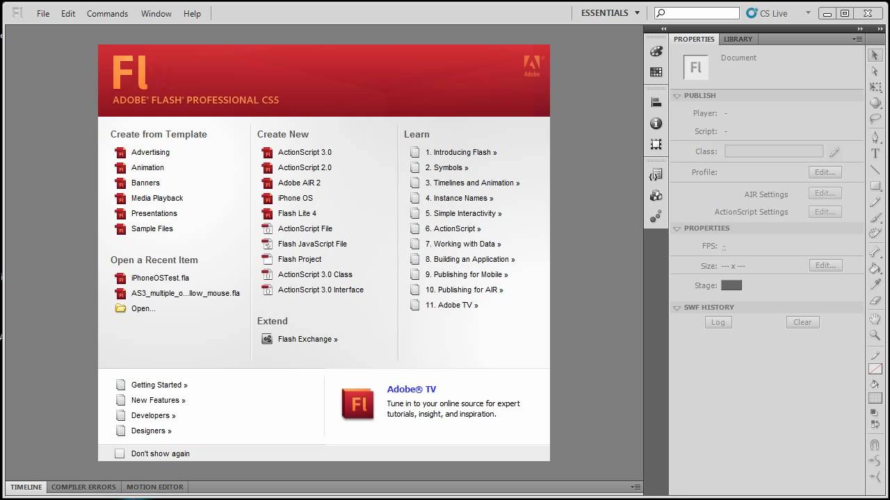Adobe Flash Cs5 Mac Download